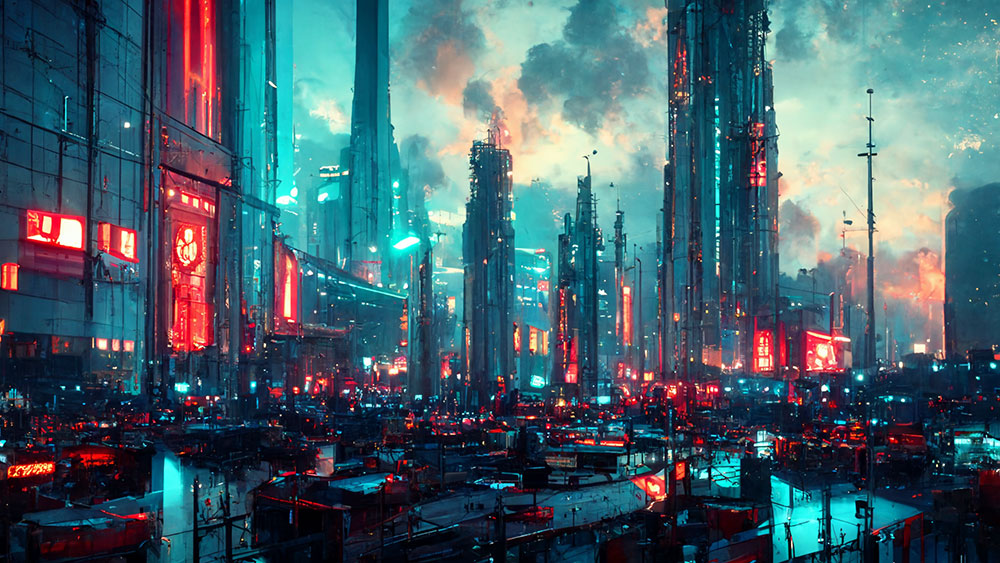Cyberpunk Aesthetic